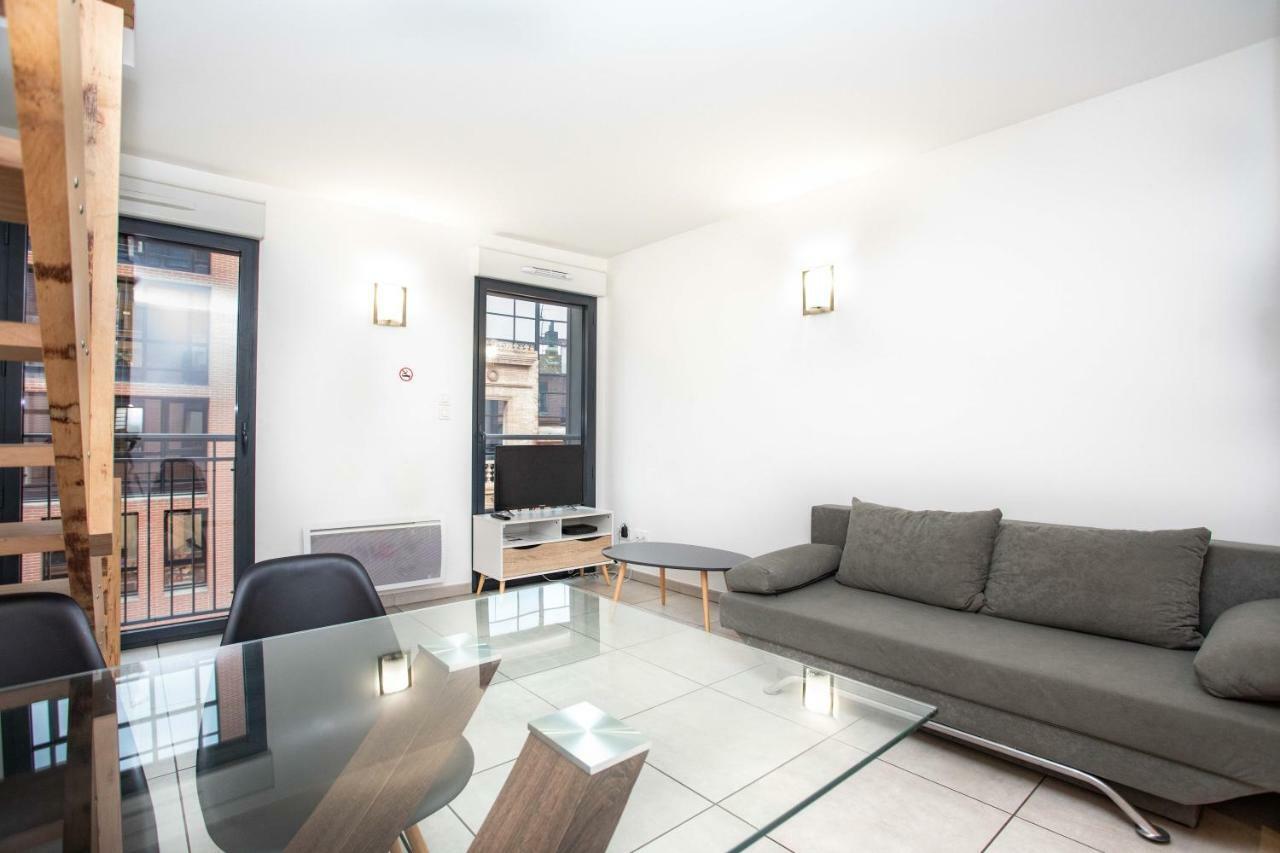 202 - Appartement Duplex Moderne - Jeanne D'Arc, Toulouse Exterior foto